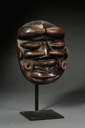 African Carved Wood Mask